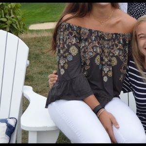 Off the shoulder urban outfitter top